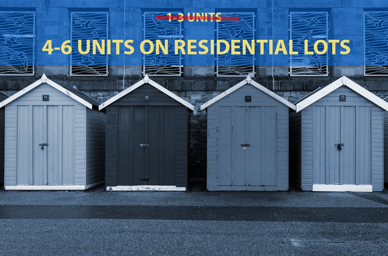 What means Four-Unit Density Exception for Residential Districts in San Francisco